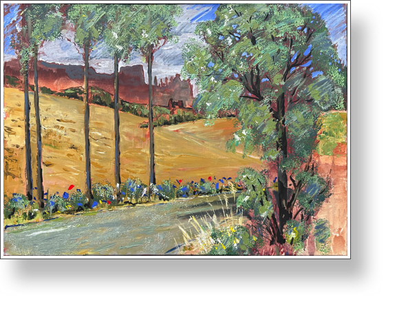Heeselicht 2025
Blick zur Lokomotive
Acryl/Leinwand 70 x 100 cm Heeselicht 2025
Blick zur Lokomotive
Acryl/Leinwand 70 x 100 cm