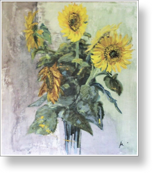 Sonnenblumen 1992
Öl auf Leinwand
70 x 80 cm